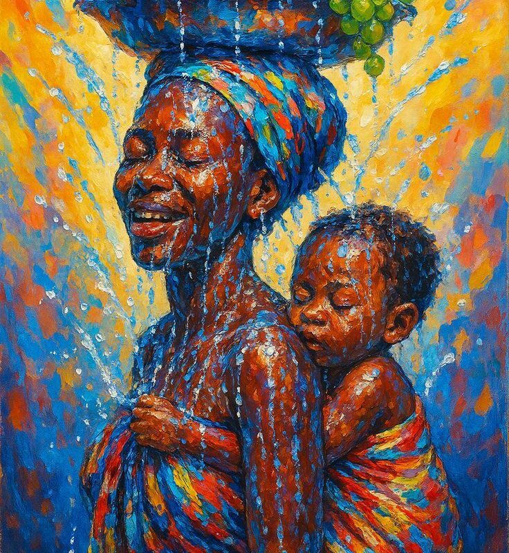African Cultural Art Print